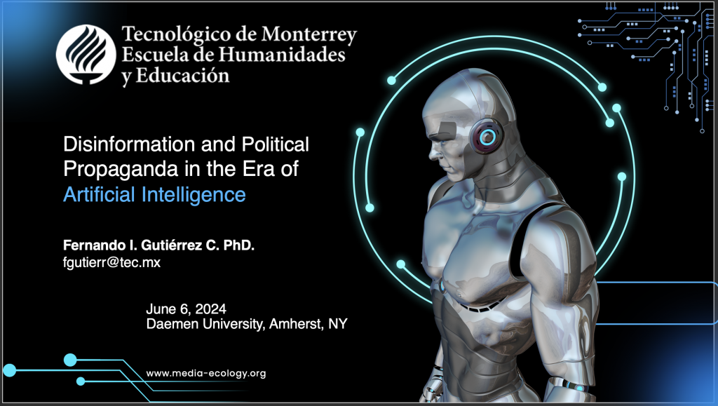 Disinformation and Political Propaganda in the Era of Artificial Intelligence.